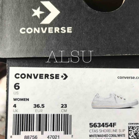 Converse Ctas Shoreline slip White Washed Coral W - Picture 7 of 8